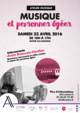 Affiche stage musiques et personnes âgées