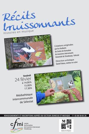 Récits bruissonnants 24-02-12, 3 séances dans l'après midi